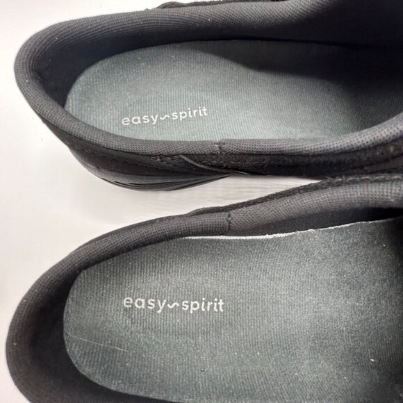 Easy Spirit Womens Equinox Black Suede Slip-On Clogs Size 9M - Picture 5 of 9